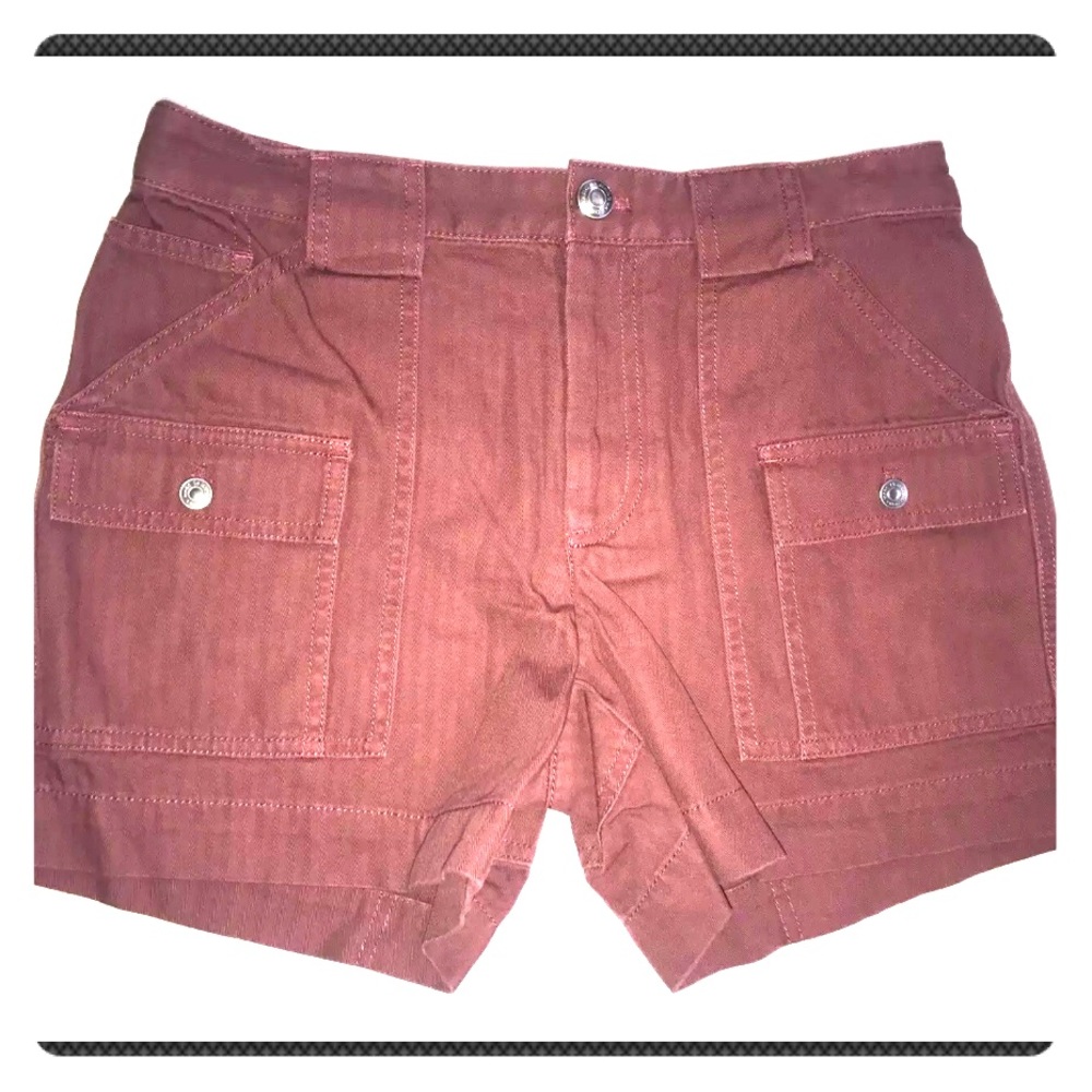 Marc By Marc Jacobs Shorts Merlot Burgundy Red 2